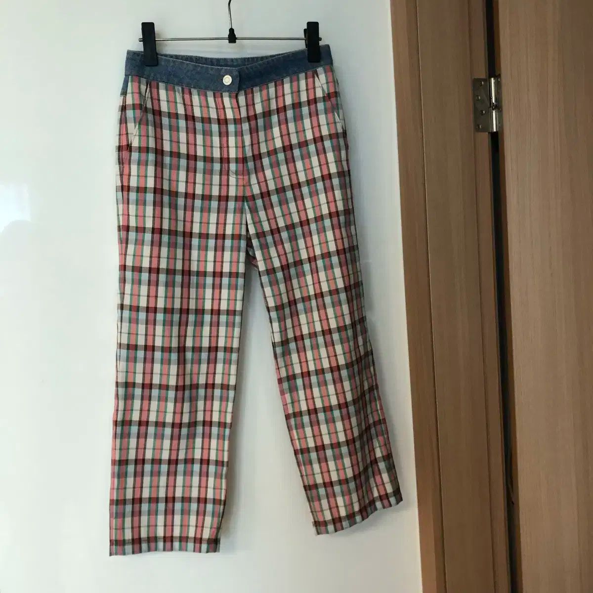 SJYP スティーブジェイアンドヨニピ CHECK ズボン パンツ リゾート 旅行 Look 休暇 Look 休暇 Look DECORATOM_COM_BR