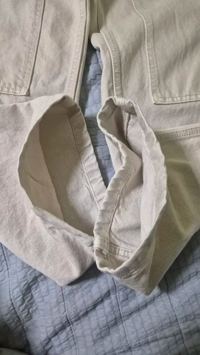 海外42 32 ZARA ザラ ウォッシュド カーペンター ポケット パンツ