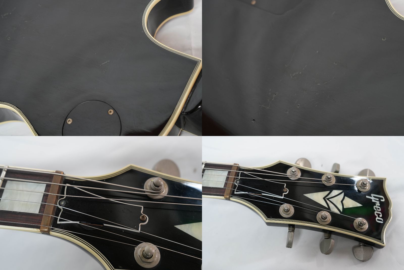 ☆GRECO☆EG68-50 BLK Mint Collection Les Paul Custom 日本製 1984年