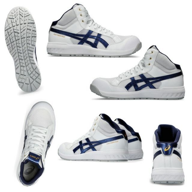 種類14：100：ホワイト×クラシックレッド/29.0cm アシックス asics 安全靴 作業靴 ウィンジョブ CP218 【1273A091】 | かっこいい おしゃれ ハイカット 履きやすい 痛くなりにくい 蒸れにくい 軽量 メンズ レディース カジュア