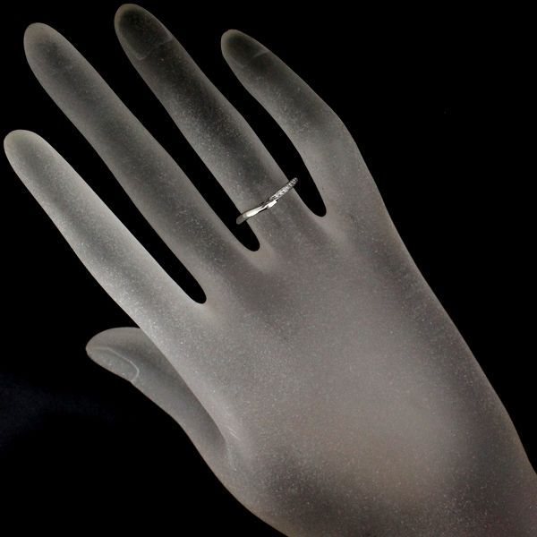 NIWAKA 俄 せせらぎ ダイヤモンド リング Pt950 9号 FORTGASGNV_COM_BR