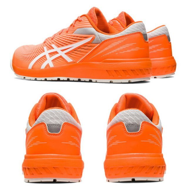 ASICS 安全靴 オレンジ/ホワイト セール中 種類30：020：シートロック×ホワイト/23.0cm 【即日発送可