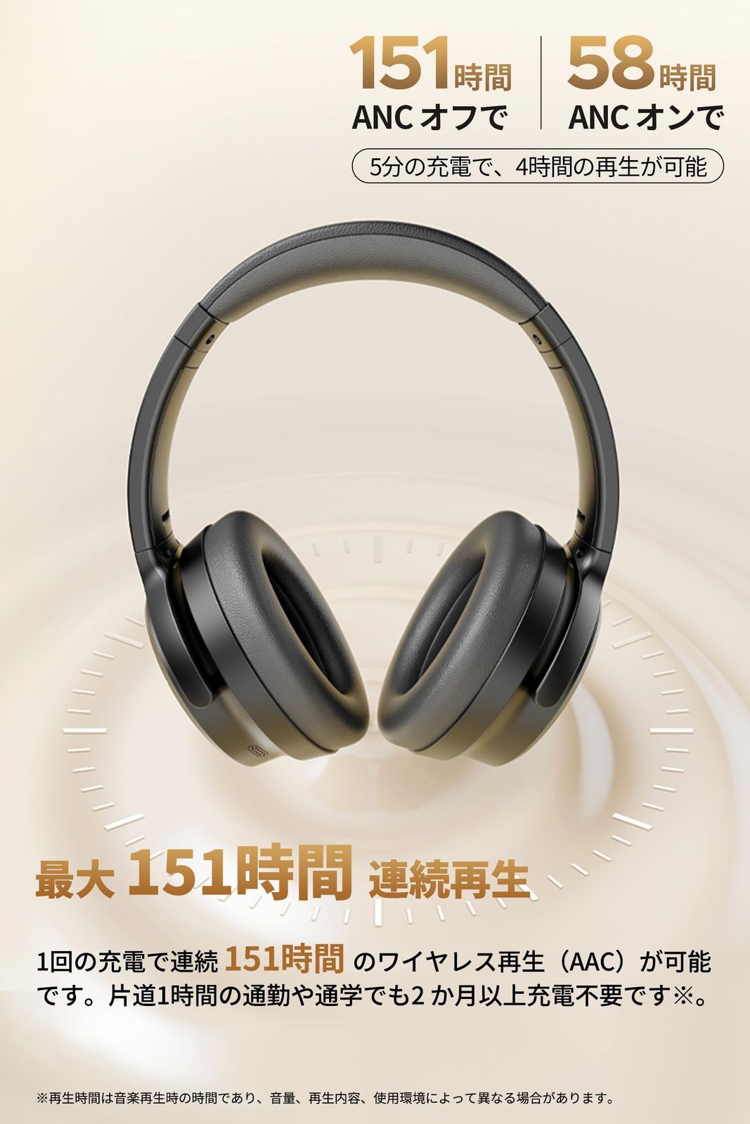 早いもん勝 SOUNDPEATS Space Pro ワイヤレスヘッドホン LDAC ハイレゾ対応 ワイヤレス 有線 アクティブノイズキャンセリング 最大47dB 40mm 10mmデュアルドライバー 最大151時間音楽再生 マルチポイント対応 無線