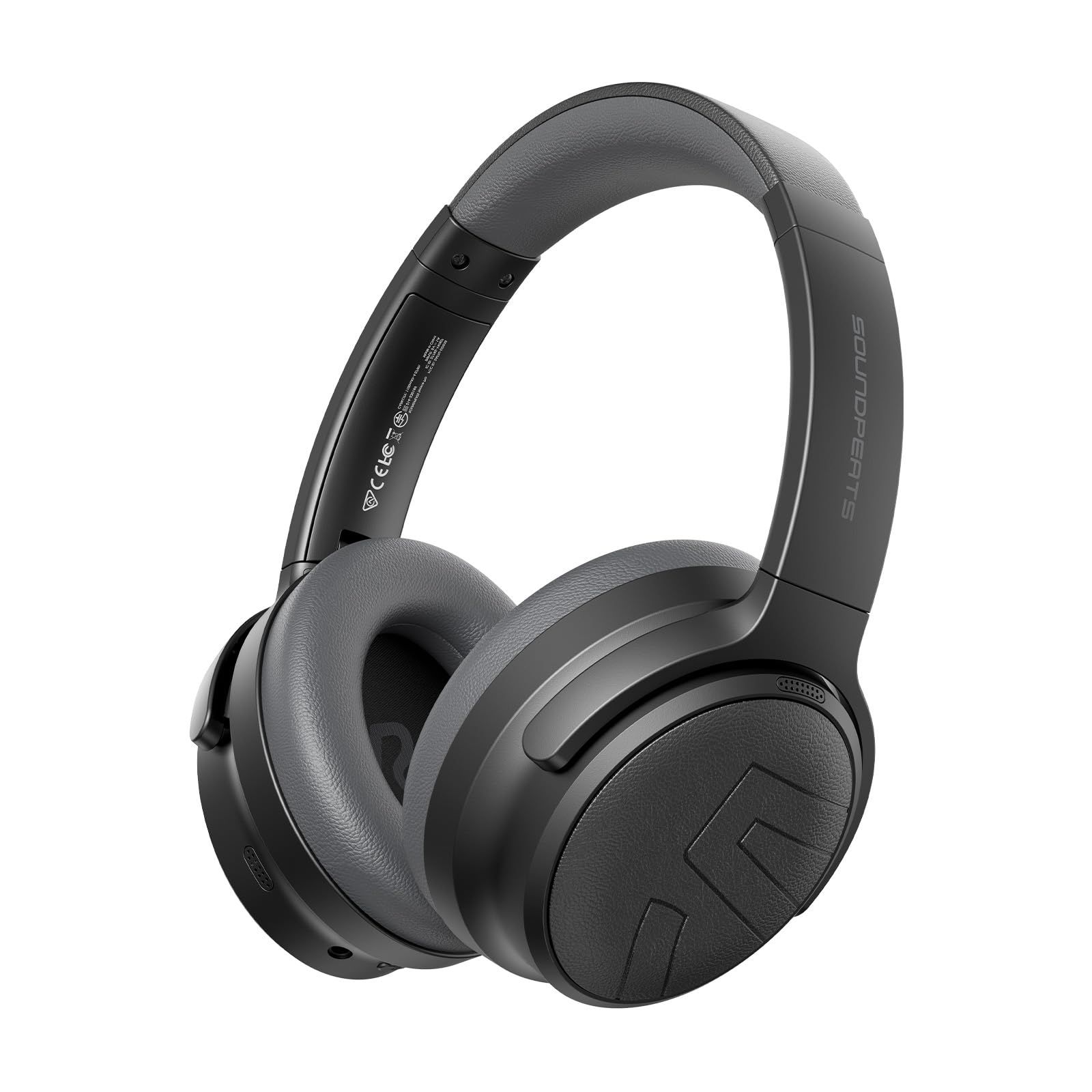 SOUNDPEATS Space Pro ワイヤレスヘッドホン LDAC ハイレゾ対応 ワイヤレス 有線 アクティブノイズキャンセリング 最大47dB 40mm 10mmデュアルドライバー 最大151時間音楽再生 マルチポイント対応 無線