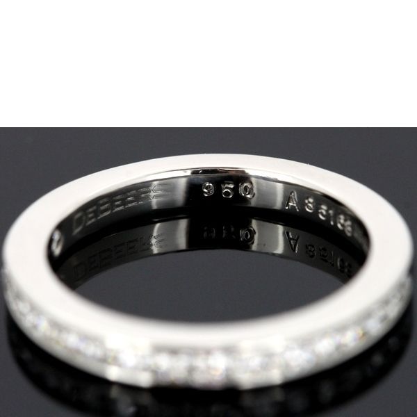 デビアス ダイヤモンド エタニティ リング Pt950 6.5号 2.48mm - メルカリ