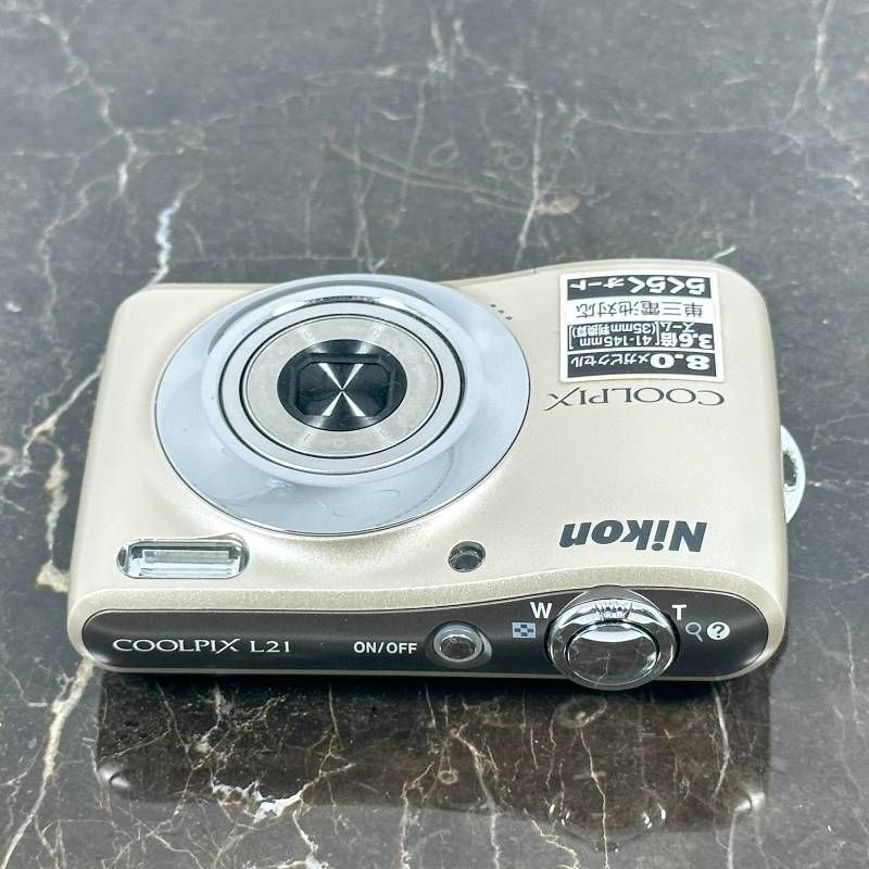  Nikon COOLPIX L 21 シルバー コンデジ デジカメ 単3電池対応 光学3 6倍ズーム 向け コンパクトデジタルカメラ デジタルカメラ