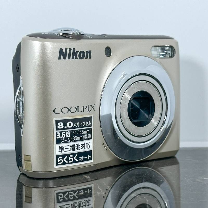 Nikon COOLPIX L 21 シルバー コンデジ デジカメ 単3電池対応 光学3 6倍ズーム 向け