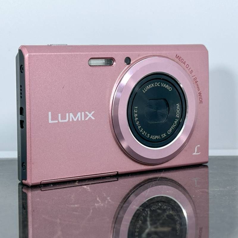 Panasonic LUMIX DMC-FH10 ピンク コンデジ デジカメ 光学5倍ズーム 手