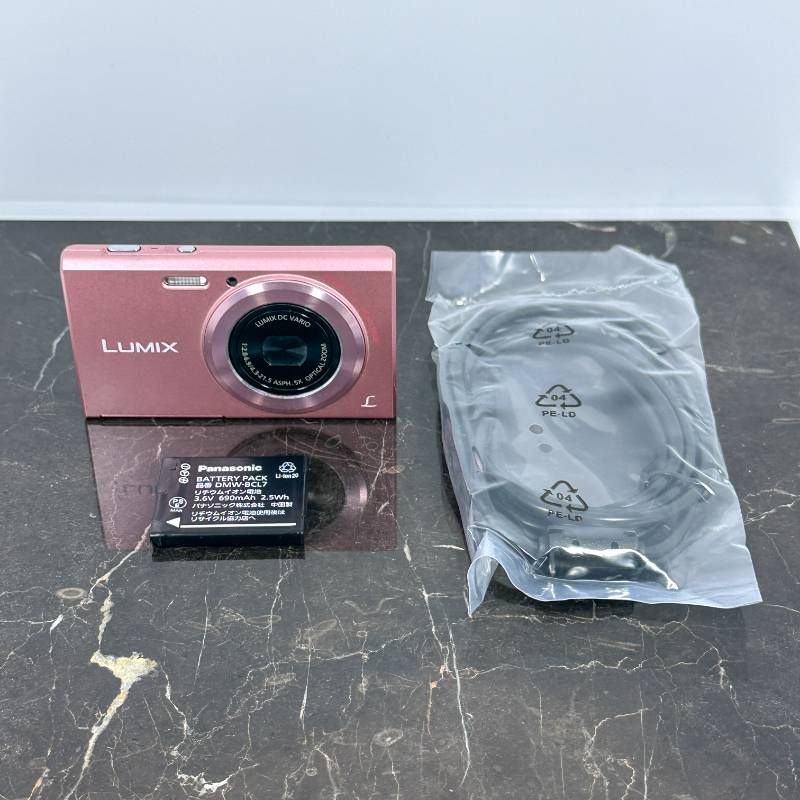 Panasonic LUMIX DMC-FH10 ピンク コンデジ デジカメ 光学5倍ズーム 手