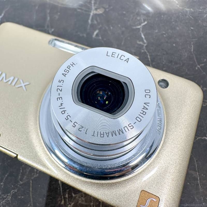 美品】Panasonic LUMIX DMC-FX77 ゴールド（レオパードゴールド