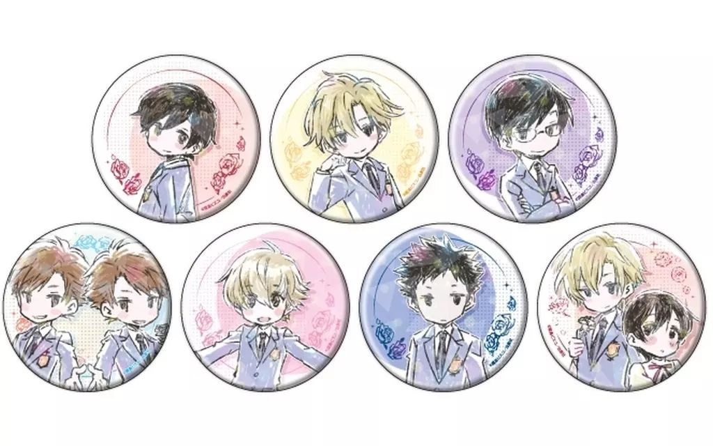 赤字超特価，高品質 【新品】バッジ・ビンズ 【ボックス】桜蘭高校ホスト部 ホログラム缶バッジ(65mm) 01.制服ver. ピンズ・ピンバッジ・缶バッジ