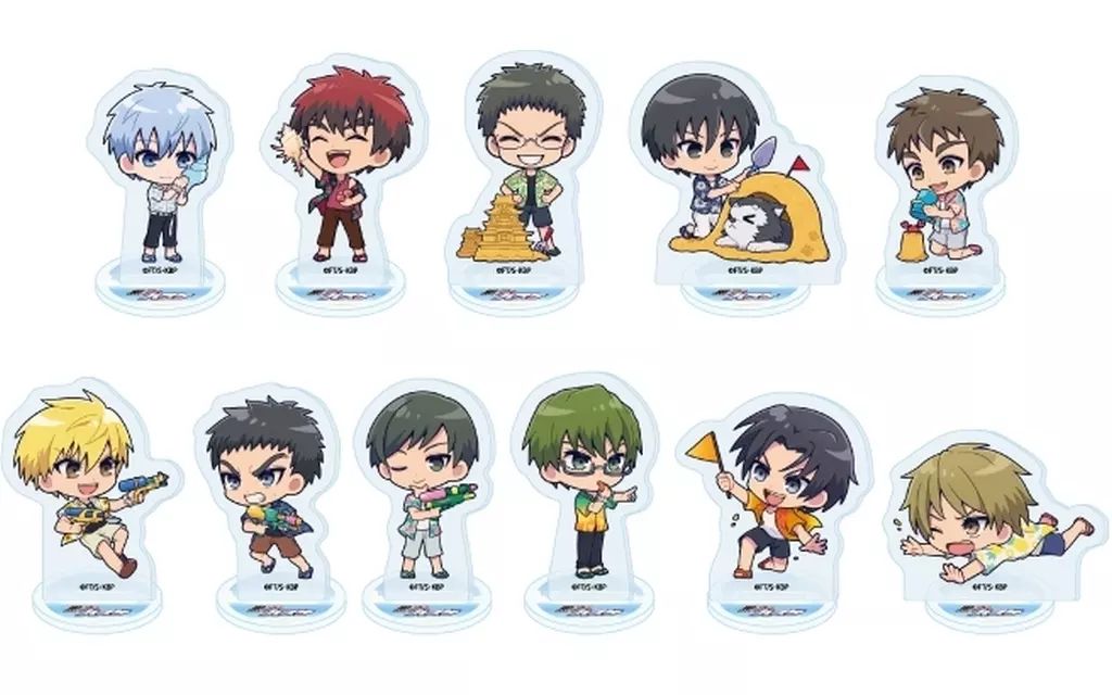 アクリルスタンド アクリルパネル BOX 黒子のバスケ アクリルぷちスタンド 24.アロハver. ミニキャライラスト