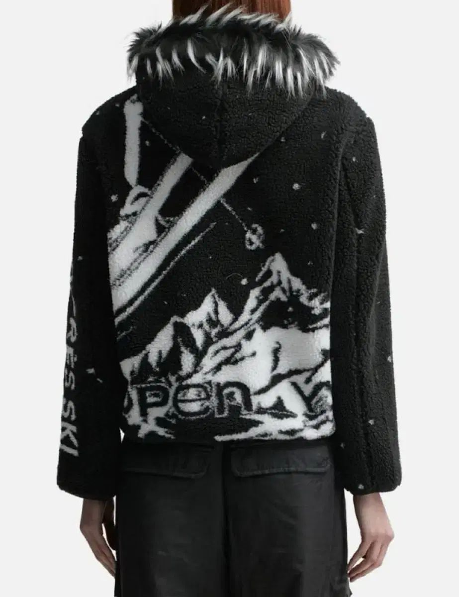 オープンワイワイ skiing fleece hoodie jacket