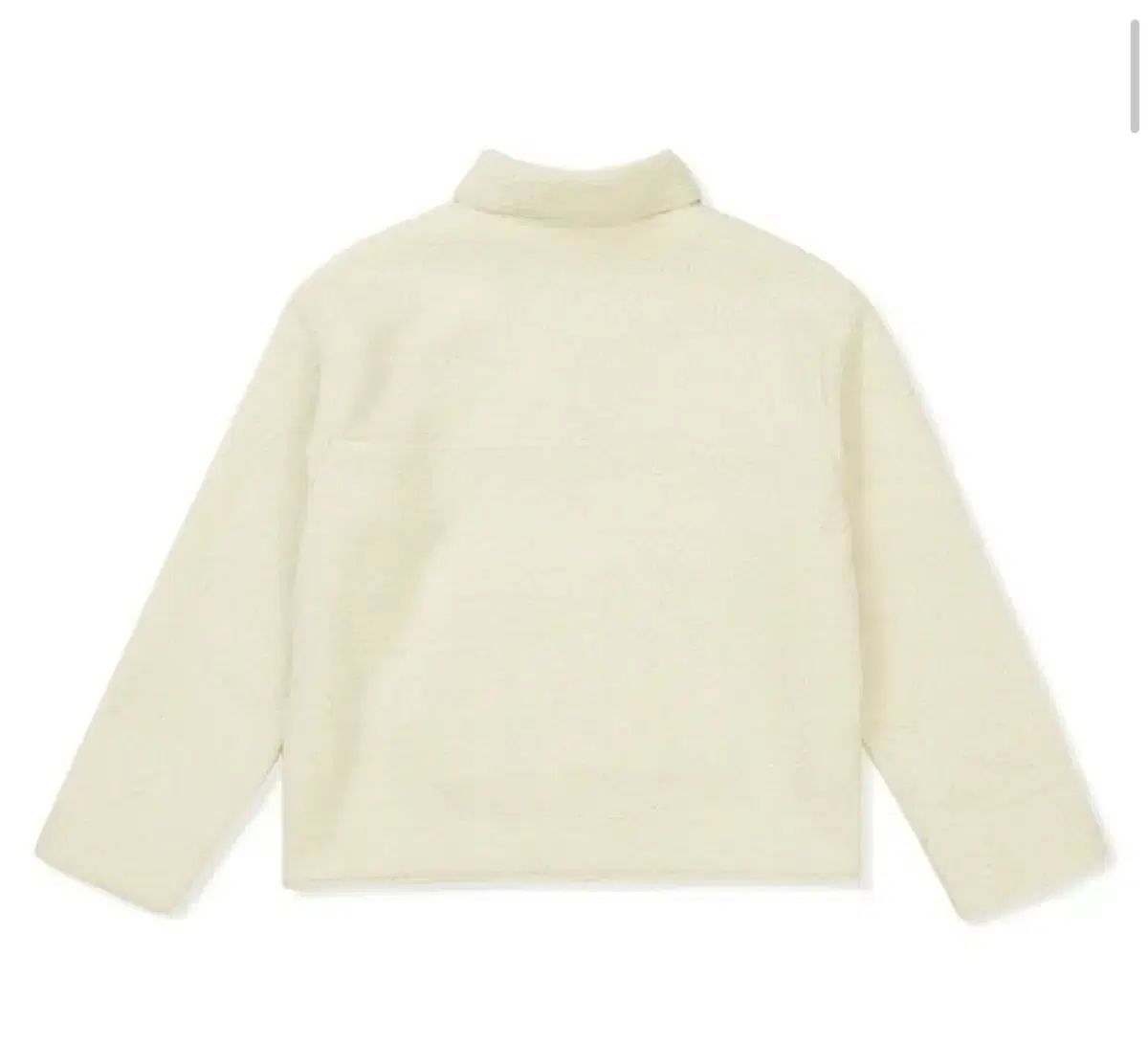 Mmlg ビート フリース ハーフ スウェット アイボリー