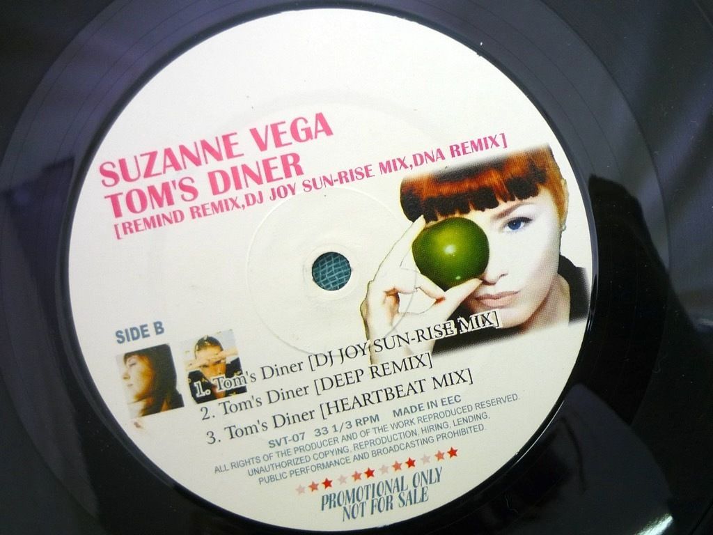 LP プロモ盤 激レア スザンヌ・ヴェガ SUZANNE VEGA / TOM'S DINER