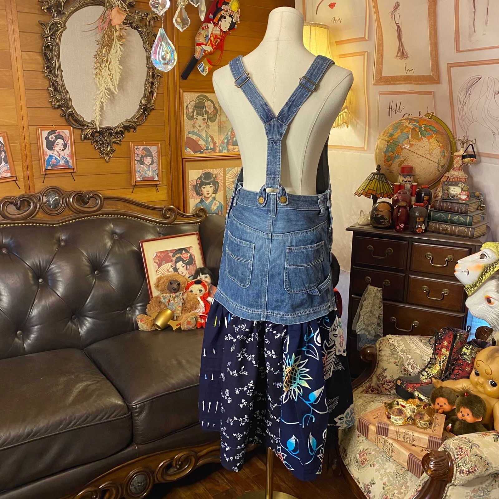 デニム オーバーオール