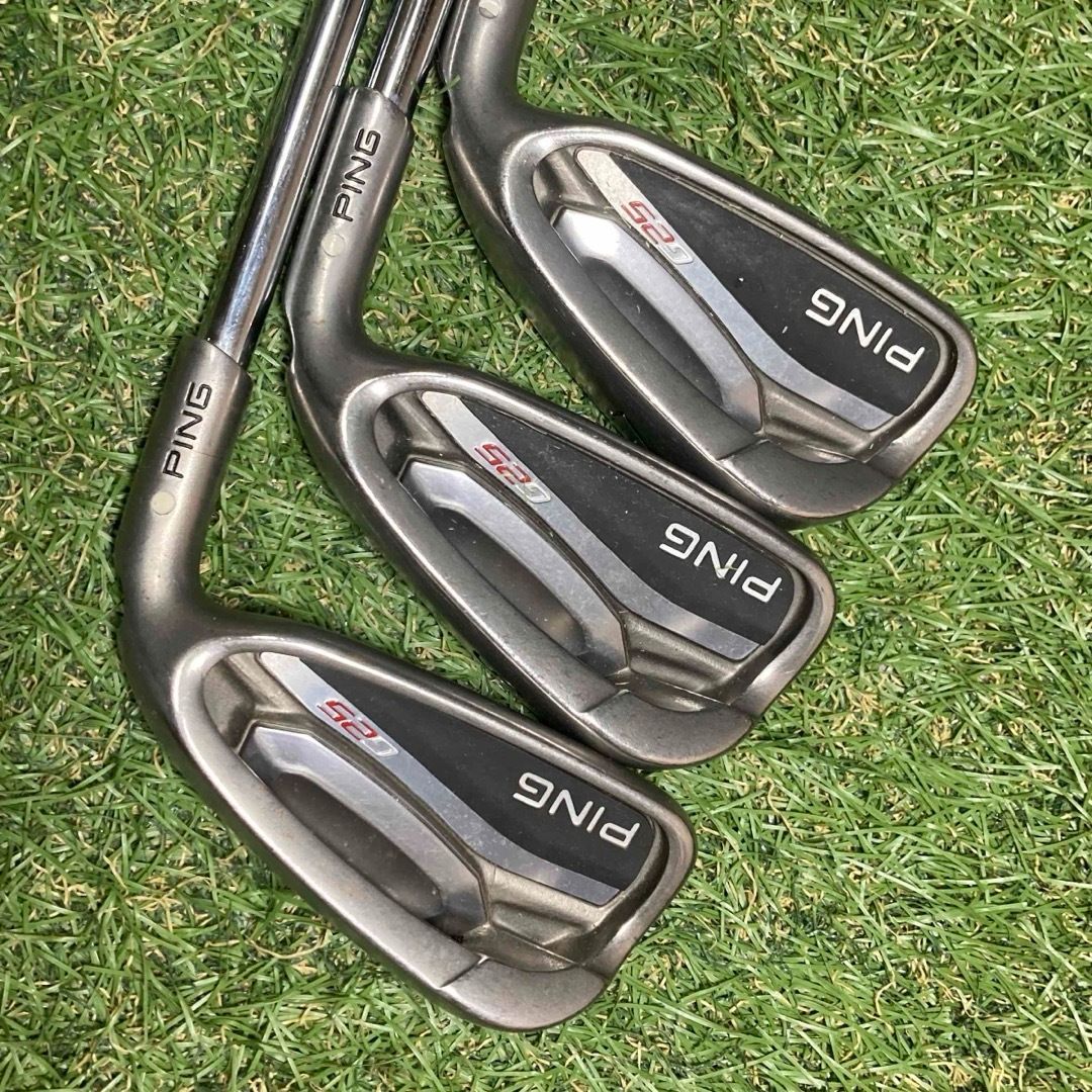 PING G25 アイアン 6I〜W,U 白ドット 純正スチール おまけ付き PING G25 白ドット アイアン6本 ピン - メルカリ