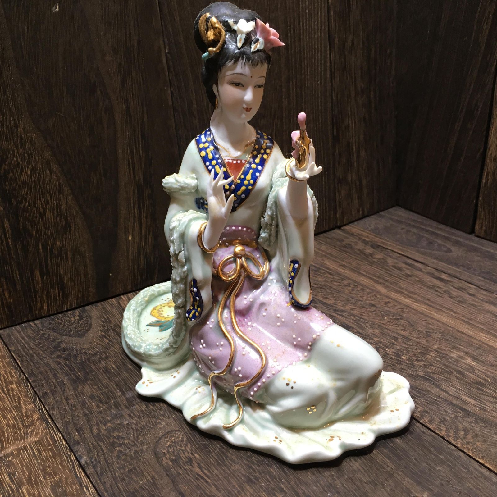中国四大美女 磁器人形 陶器製人形 雑貨 レトロ 置物 西施 - メルカリ