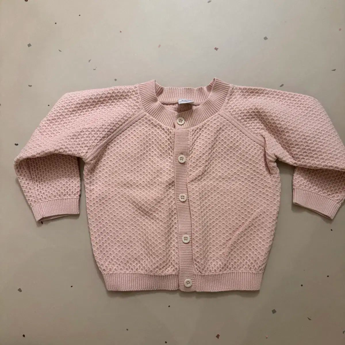  プチバトー petit bateau 厚手カーディガン 18m ピンク その他
