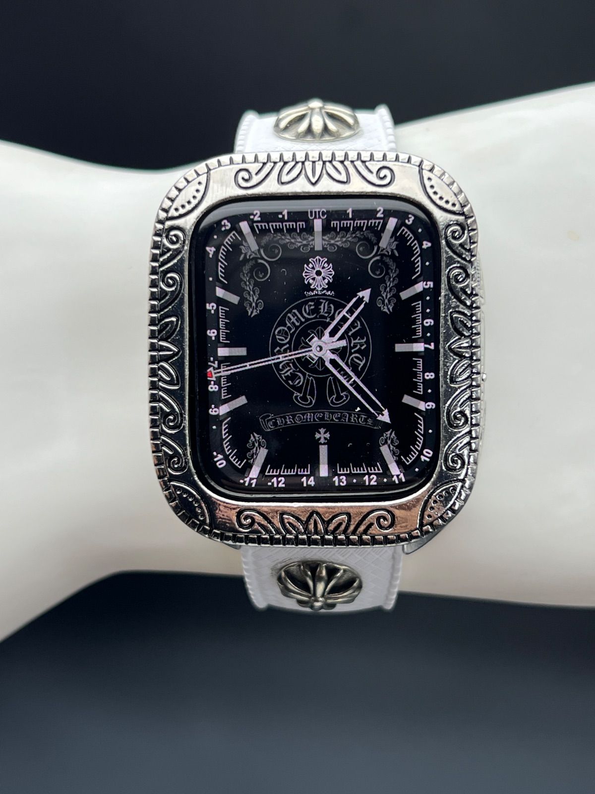 アップルウォッチ メタル ケース ラバー ベルト 49mm 46mm 45mm 44mm 41mm 40mm ウルトラ