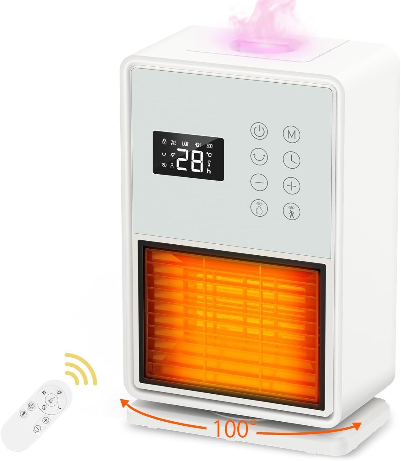 セラミックヒーター【2025冬新型 暖房・加湿・空気清浄】