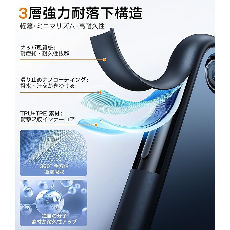 2025米軍進化耐久性】TORRAS iPhone se se3 se2 8 7 ケース 半透明