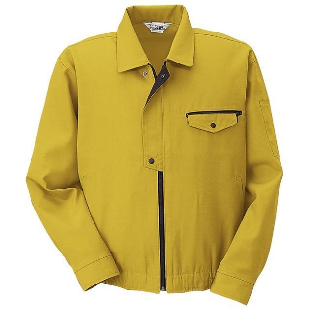 種類3：4:マスタード/L コーコス K-05 ブルゾン 帯電防止 ｜ 作業着 作業服 運輸 建築 販売 現場 オフィス ユニフォーム メンズ レディース