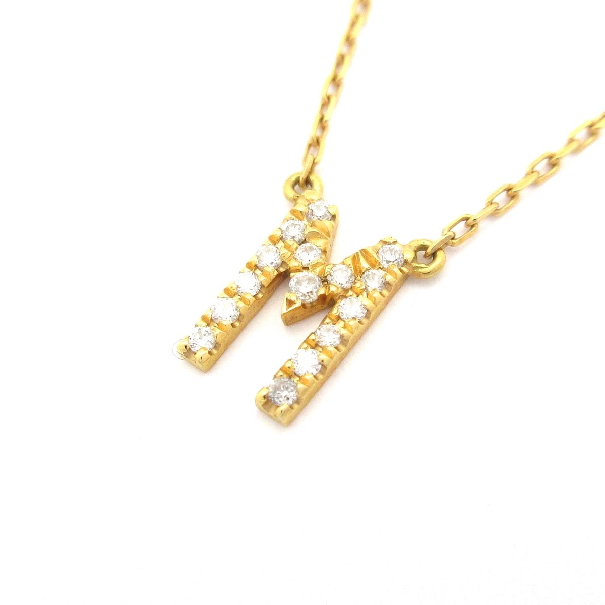 vivian couture ヴィヴィアンクチュール ネックレス - K18YG×ダイヤモンド 総重量 1.4g ダイヤ0.06カラット M