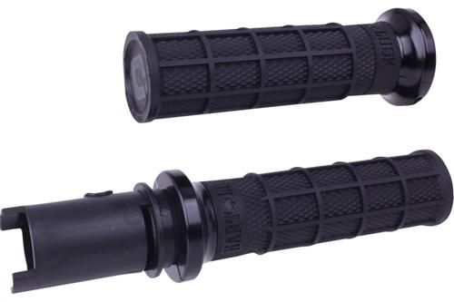 HART-LUCK LOCK-ON グリップ ブラック ブラック 以降ソフテイルモデル 以降FLHXSE FLTRXSE 以降FLHX U FLTRX FLTRXSTSE