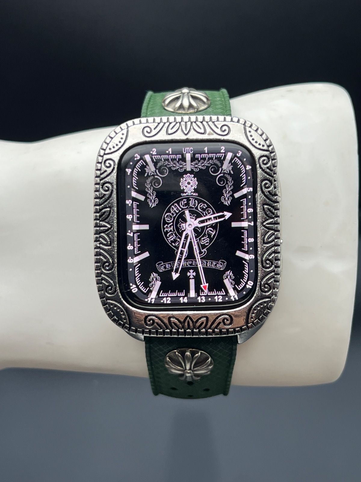 アップルウォッチ メタルケース ラバーベルト applewatch 46mm 49mm 45mm 44mm 41mm 40mm ウルトラ