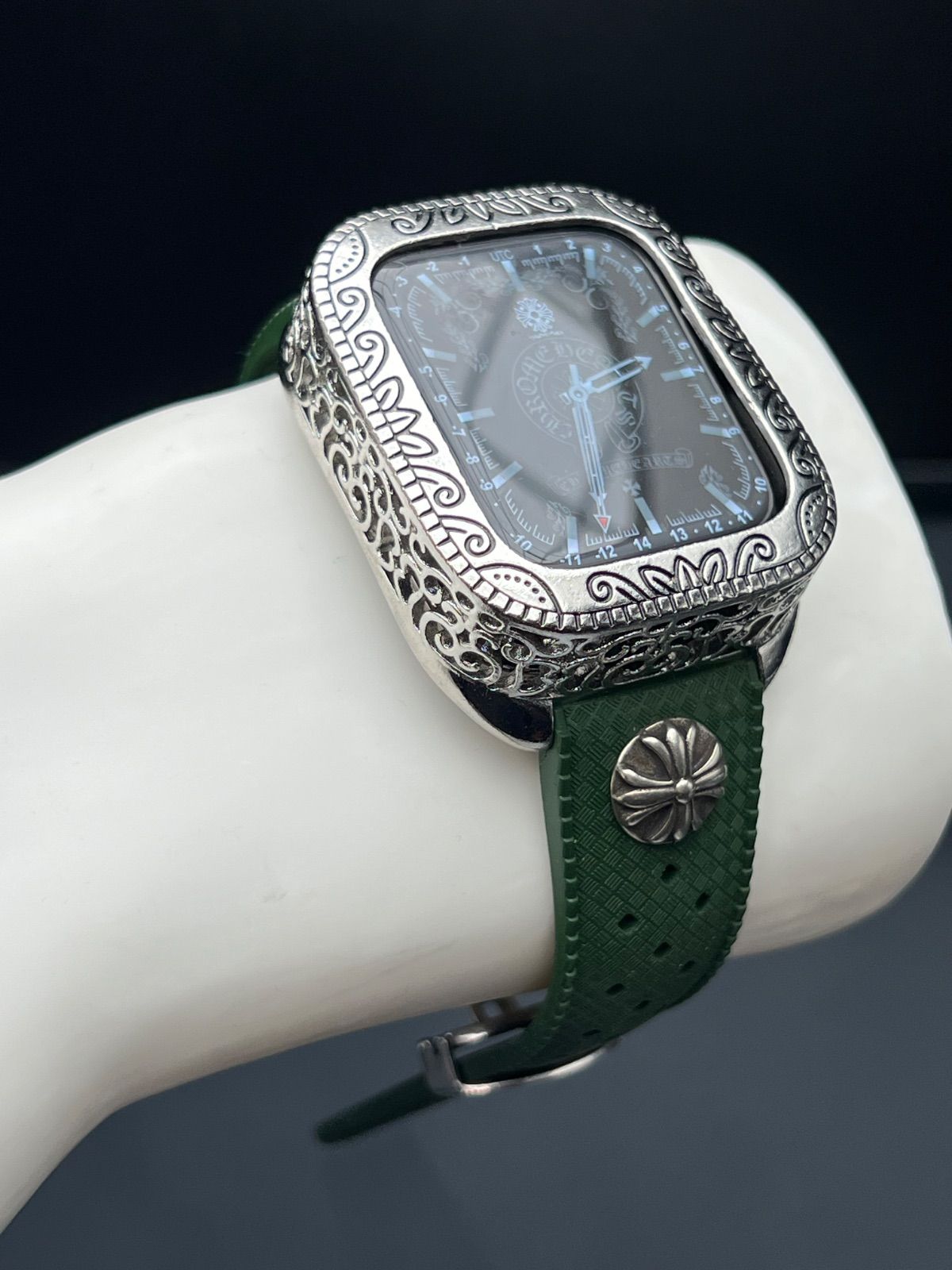 アップルウォッチ メタルケース ラバーベルト applewatch 46mm 49mm 45mm 44mm 41mm 40mm ウルトラ WWW_OPDRERGINERDOGAN_COM