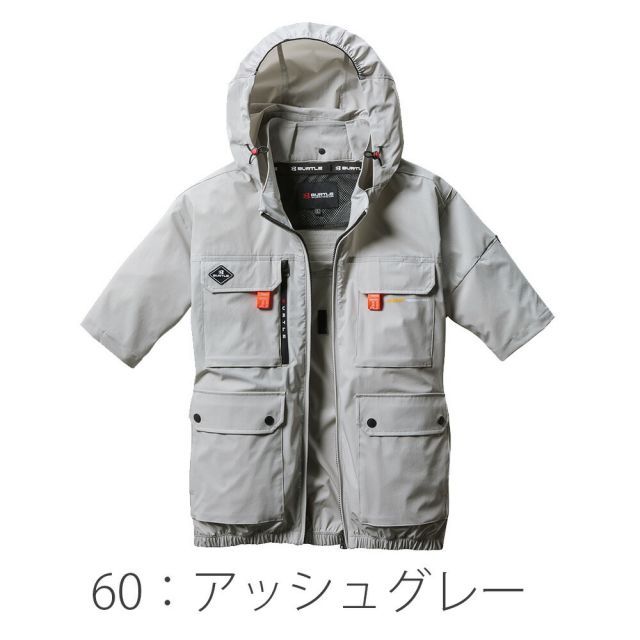 種類5：3：ネイビー/XL バートル BURTLE 空調ウェア 【ac2036】 半袖