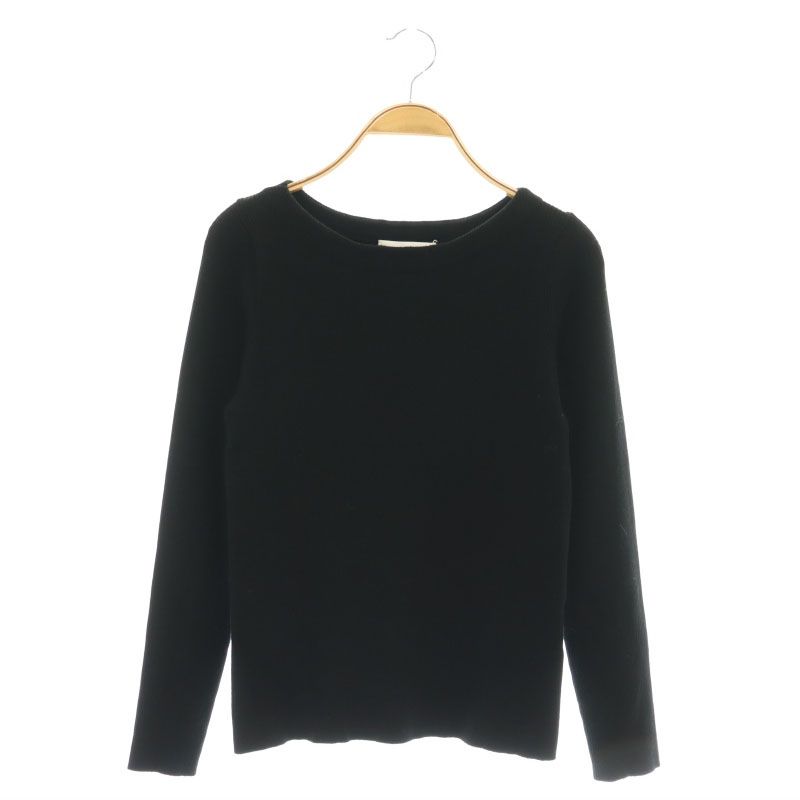 m's select様 エムズセレクト m's select ボートネックリブプルオーバー
