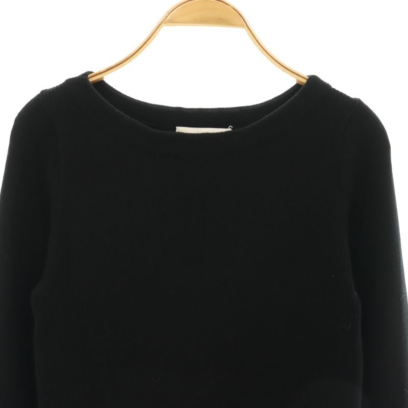 m's select様 エムズセレクト m's select ボートネックリブプルオーバー