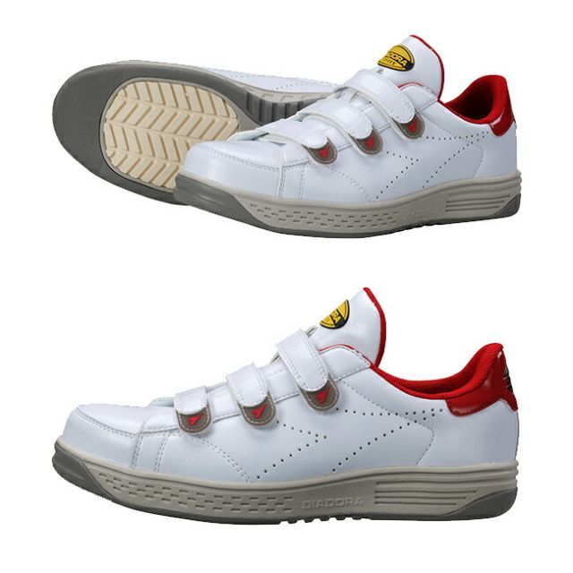 種類13：KE-16（白×緑）/23.0cm ディアドラ DIADORA 【KEA】ケア 安全靴 作業靴