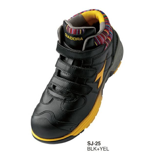種類9：29.0cm/25（ブラック×イエロー） ディアドラ DIADORA 安全靴