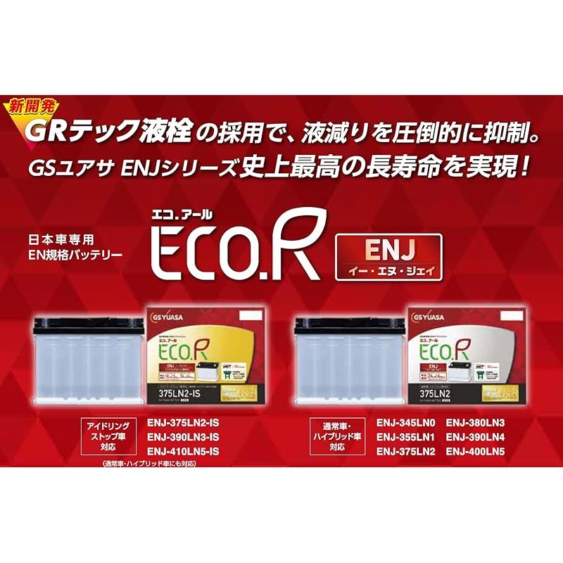 GSユアサ ECO.R バッテリー 375LN2 Amazon.co.jp: GS YUASA [ ジーエス