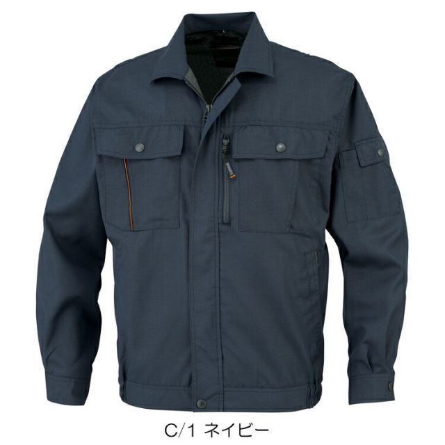 園芸用品 種類17：ネイビー/LL 大川被服 KANSAI 40402 K40402 長袖