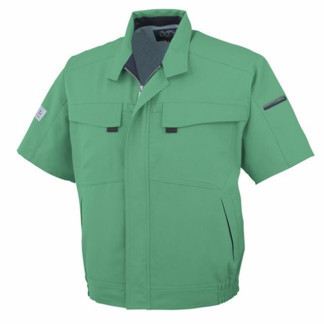 種類28：4:マスタード/L コーコス A-3360 エコ・製品制電半袖ブルゾン