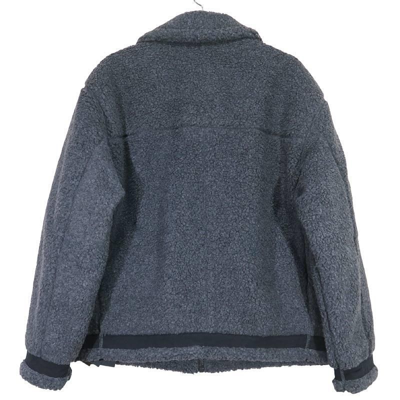 NEIGHBORHOOD ネイバーフッド 24AW BOA FLEECE B-3 TYPE JACKET 242SZNH-JKM02 ボア フリース ジャケット グレー アウター サイズM novz