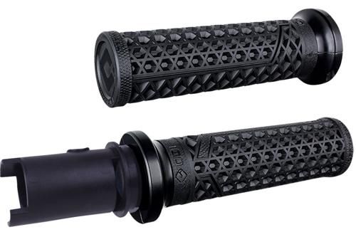 VANS V-TWIN LOCK-ON グリップ ブラック マットブラック 以降ソフテイルモデル 以降FLHXSE FLTRXSE 以降FLHX U FLTRX FLTRXSTSE