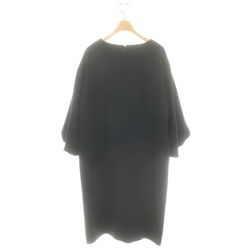 極美品 アドーア ソフトジョーゼットバルーンスリーブワンピース ネイビー ADORE｜◇ソフトジョーゼットワンピース | Rakuten Fashion(楽天