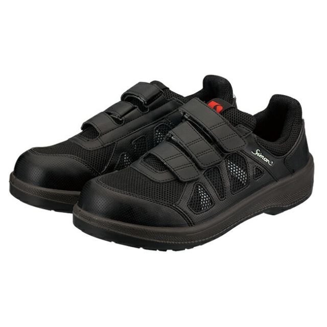 種類21：ネイビー/24.5cm シモン 安全靴（プロスニーカー）8918黒