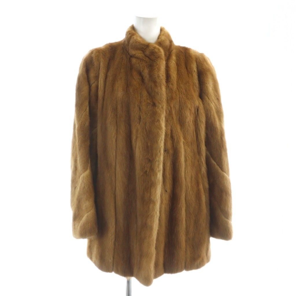 SAFURON ミンクファーコート 11 ブラウン ビッグサイズ 毛皮 Y2K
