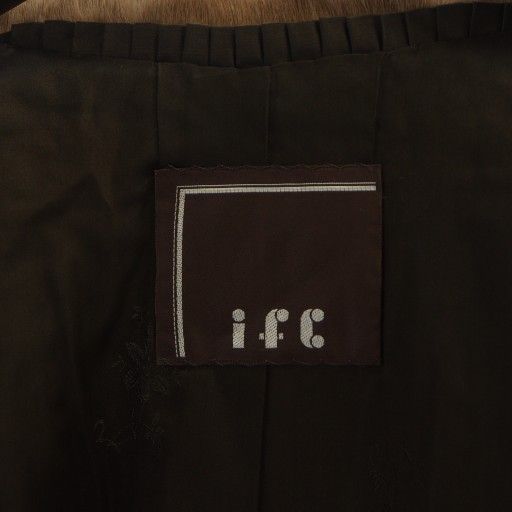 b10 極美品 ラピーヌ フォックスファー ジャケット 9 10.5オンス空紡