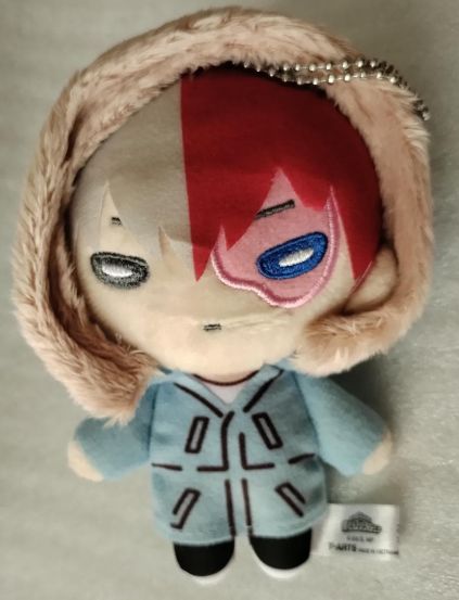e-僕のヒーローアカデミア- 轟焦凍 コート ぬいぐるみキーホルダー
