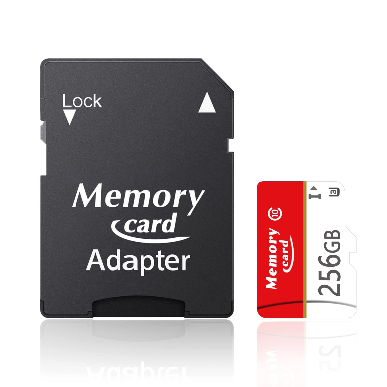 【数量限定，大人気】 新品 HD 撮影対応 メモリーカード /Full 転送速度100MB/s 4K UHS-I 256GB A1V30 U3 マイクロカード Class10 SoouEE 交換アダプタ付き-F256GB SDカード