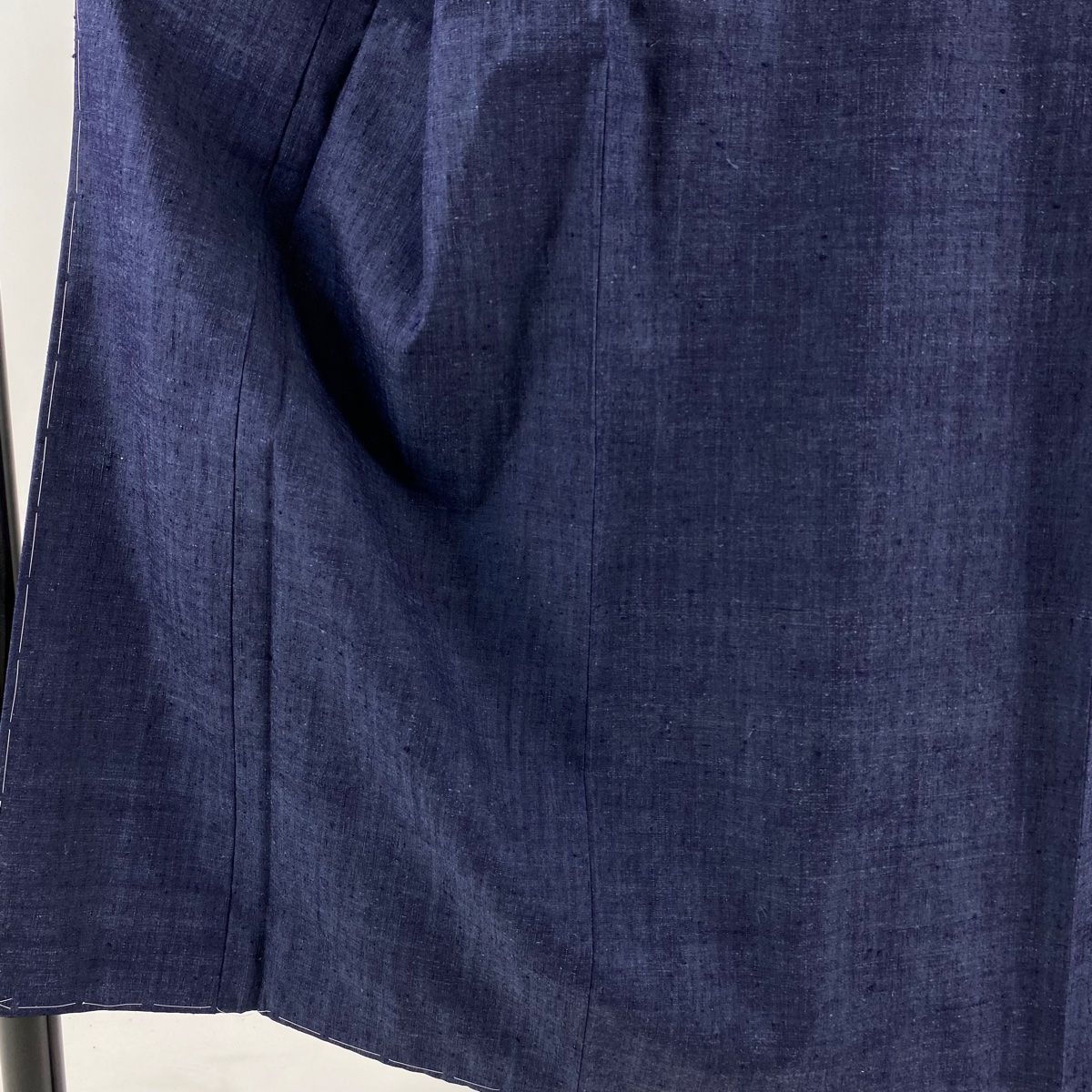 男着物 身丈145 cm 裄丈68 5 M 袷 本場結城紬 奥順 証紙 濃紺 正絹