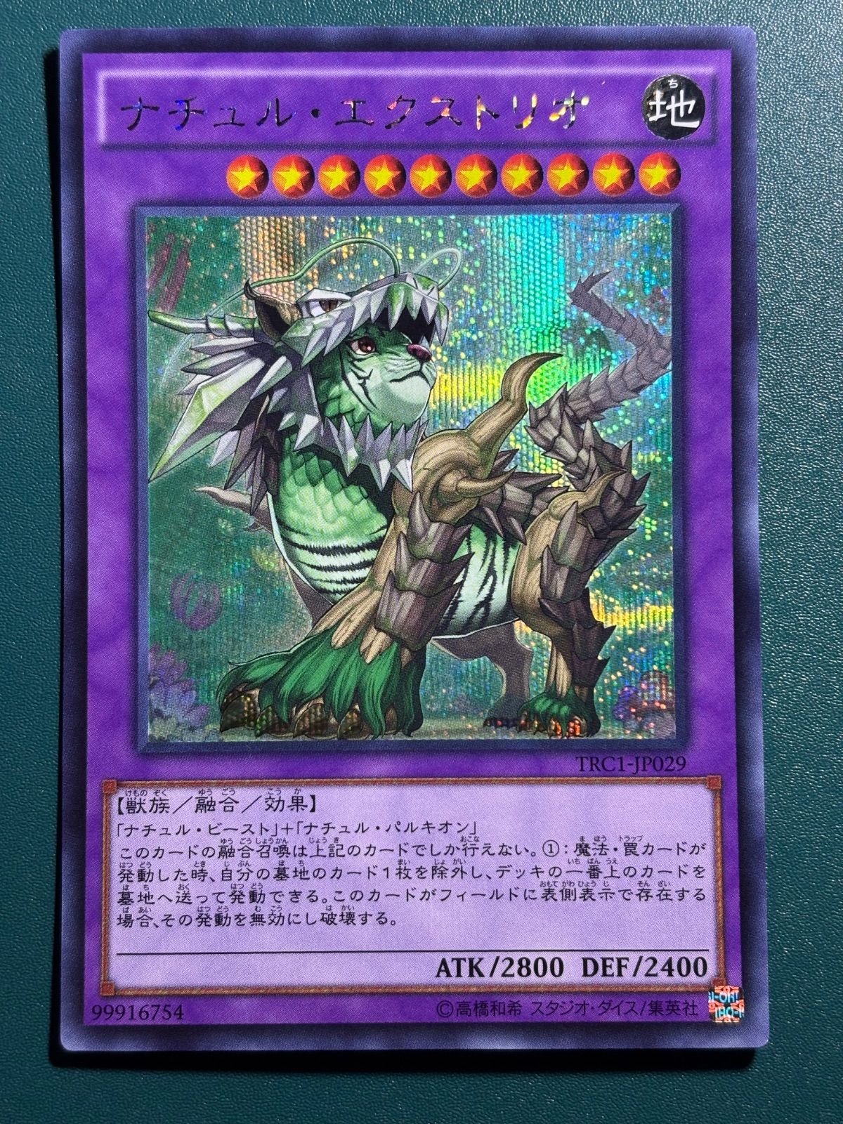 遊戯王 ナチュル・エクストリオ シークレット 1枚 遊戯王OCGデュエル