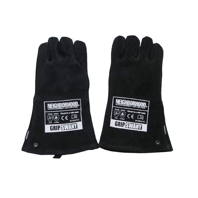 NEIGHBORHOOD ネイバーフッド 22AW GRIP SWANY.TAKIBI GLOVE.CL 222GYGYN-AC03 焚火 グローブ ブラック novz